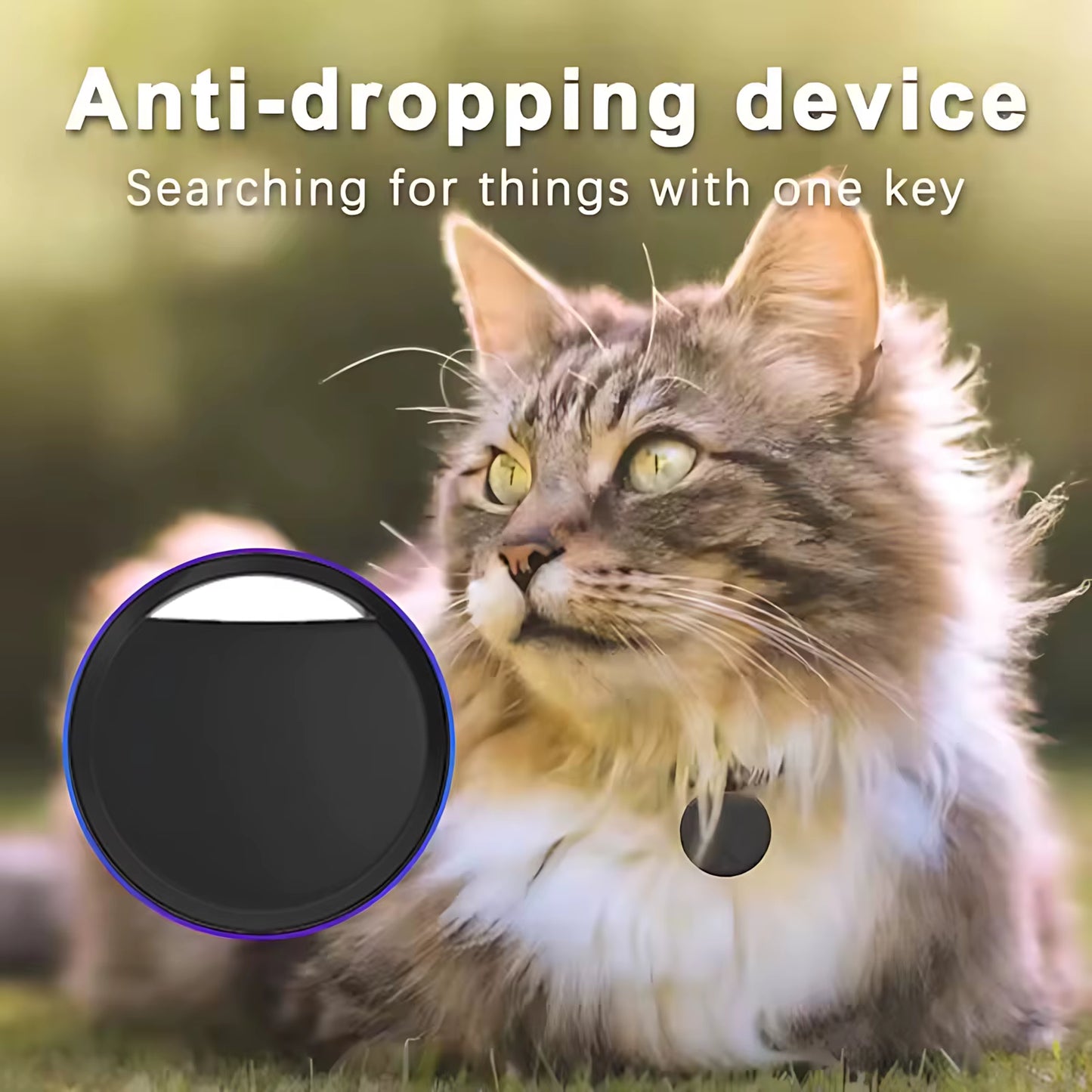 Smart Bluetooth Mini GPS Tracker Work with Find My APP Itag anti Lost Reminder Device MFI Rated Locator Car Key Pet Kids Finder