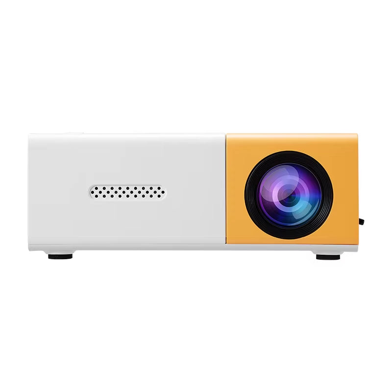 Portable Mini Projector with Full HD 1080P Support -Includes Remote Control, Usb-Powered, Ideal for Smartphones, and USB Devices
