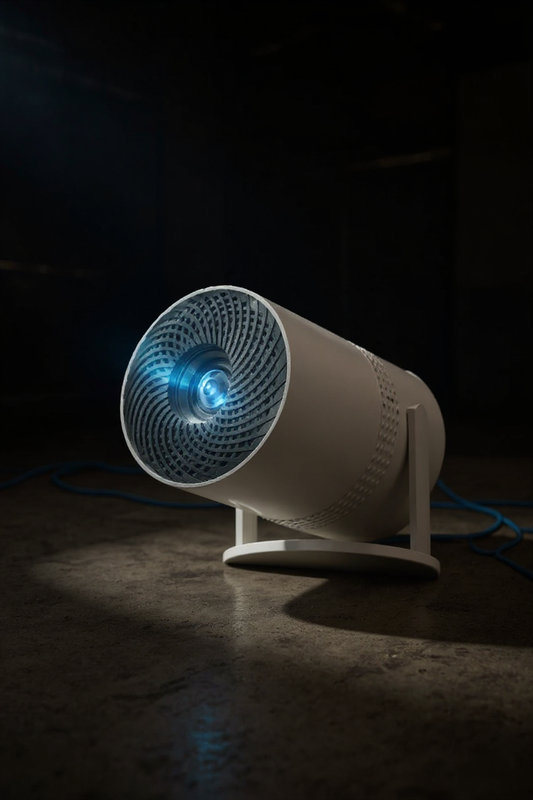 Salange P300 Mini Portable Projector - 4K 8K Video Decoding, 720P HD, Android 11, Wi-Fi, BT 5.1