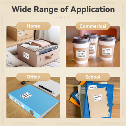 P50 Label Maker Mini Portable Thermal Printer Similar to E210 M110 Wireless Labeling Machine DIY Printing Self-Adhesive Sticker